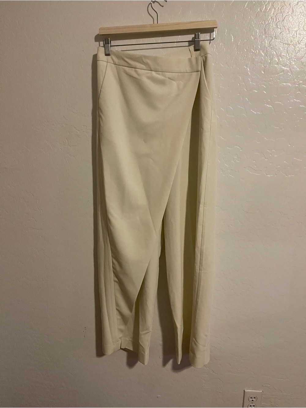 WHITEROOM + CACTUS Wrap Front Trouser Pants - Bone NWT - Picture 6 of 8